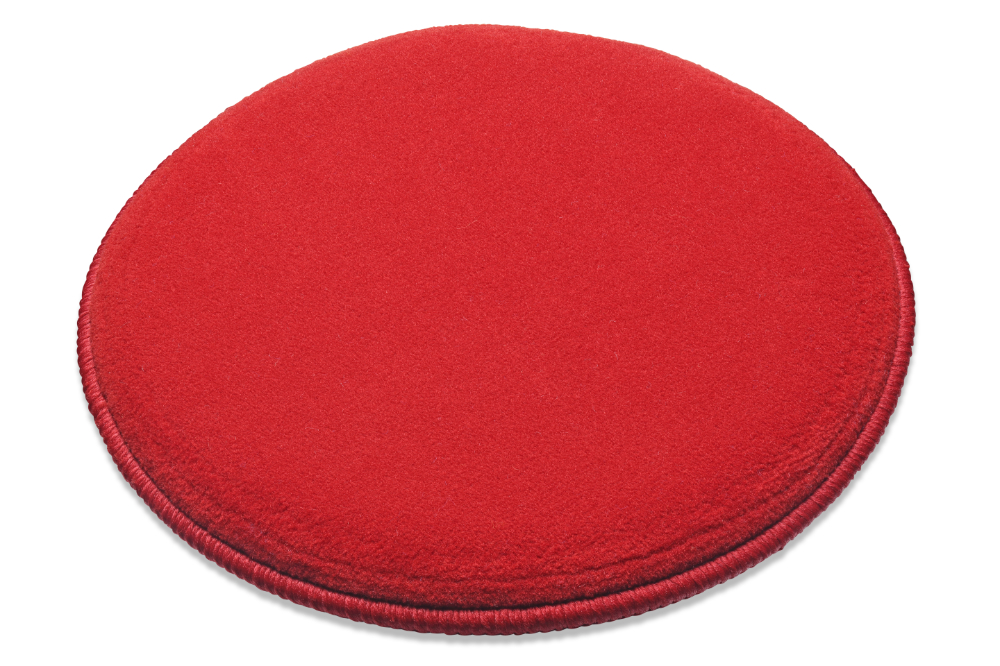 Bild Rundes Sitzkissen Saturn in rot